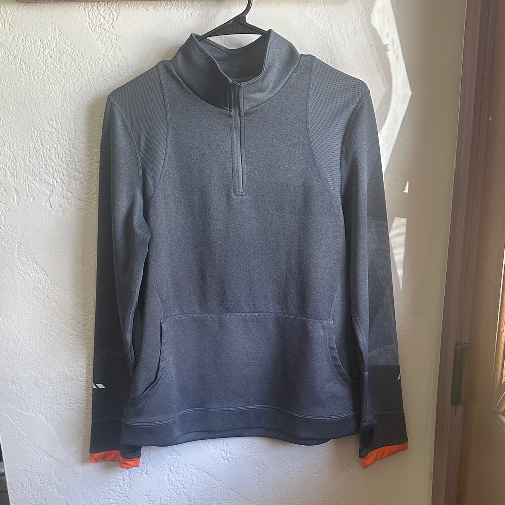 Orangetheory Gray and Orange Sweatshirt